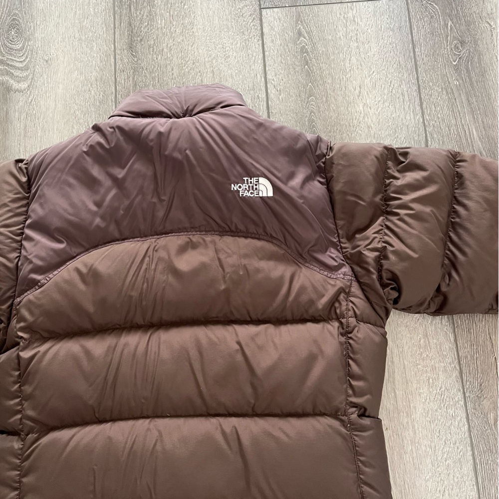 The North Face Y2K Brown 700 Down Puffer Coat Jacket Medium - Picture 3 of 13